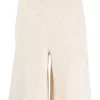 12 STOREEZ IVORY MELANGE Bermuda En Maille Femme