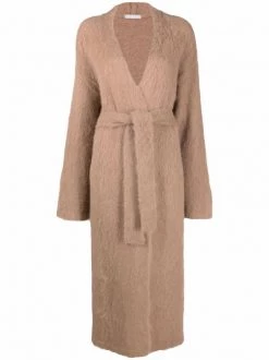 12 STOREEZ Cardigan Oversize à Taille Ceinturée Femme