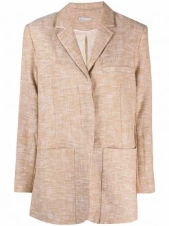 ( Positively Conscious ) 12 STOREEZ Blazer Oversize à Simple Boutonnage Femme