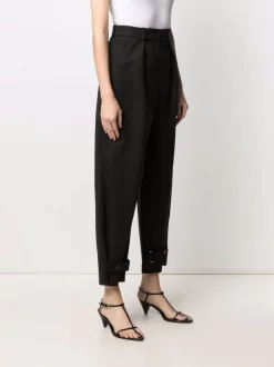 12 STOREEZ Pantalon à Taille Plissée BLACK 7 12 STOREEZ Pantalon à Taille Plissée BLACK -12 STOREEZ Soldes Magasin 16547048 33143438 600