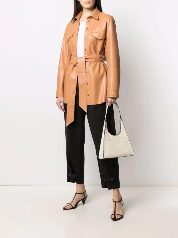 12 STOREEZ Pantalon à Taille Plissée BLACK 2 12 STOREEZ Pantalon à Taille Plissée BLACK – Image 2