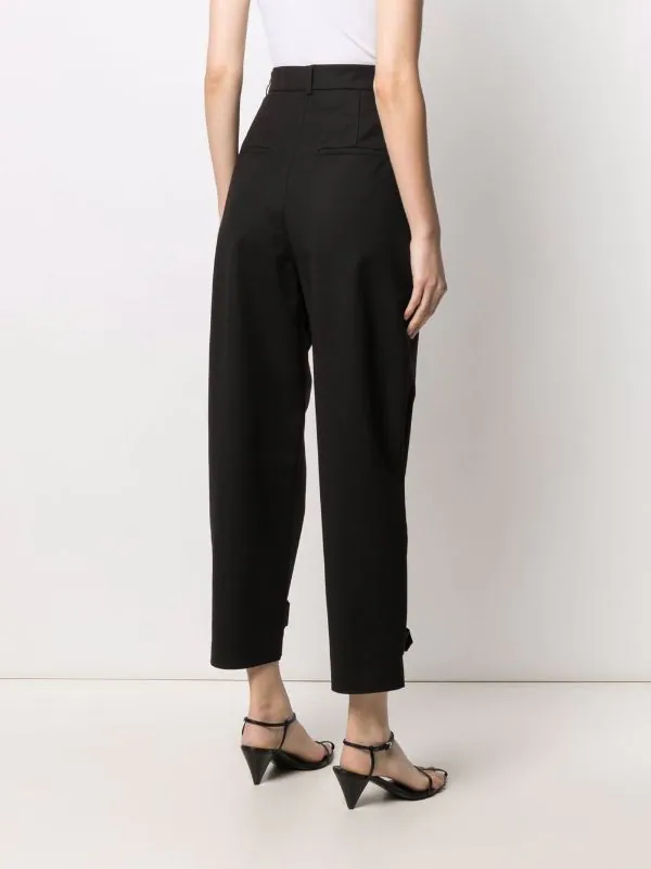 12 STOREEZ Pantalon à Taille Plissée BLACK 4 12 STOREEZ Pantalon à Taille Plissée BLACK – Image 4