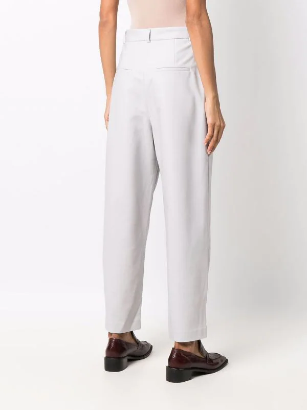 12 STOREEZ Pantalon à Taille Haute Ceinturée Femme 4 12 STOREEZ Pantalon à Taille Haute Ceinturée Femme – Image 4