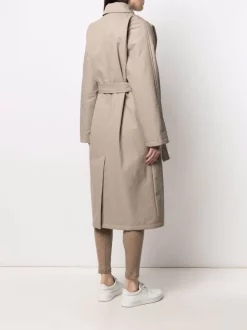 12 STOREEZ Manteau à Taille Nouée COFFEE -12 STOREEZ Soldes Magasin 16547050 33168681 600