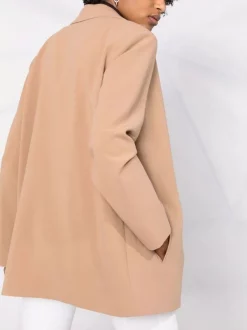 12 STOREEZ Blazer Boutonné LIGHT COFFEE -12 STOREEZ Soldes Magasin 16547053 33130219 600