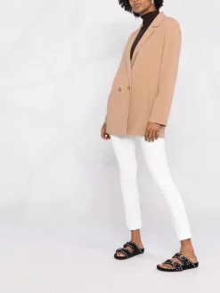 12 STOREEZ Blazer Boutonné LIGHT COFFEE -12 STOREEZ Soldes Magasin 16547053 33130220 600