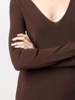 12 STOREEZ Robe En Maille à Col V Femme -12 STOREEZ Soldes Magasin 16547054 33168676 600