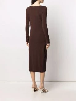 12 STOREEZ Robe En Maille à Col V Femme -12 STOREEZ Soldes Magasin 16547054 33169724 600