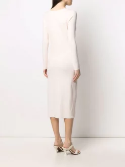 12 STOREEZ IVORY Robe En Maille à Col V Femme -12 STOREEZ Soldes Magasin 16547055 33174466 600