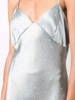 12 STOREEZ Robe-nuisette à Fleurs Grey Blue Floral Print -12 STOREEZ Soldes Magasin 16547057 34628044 600