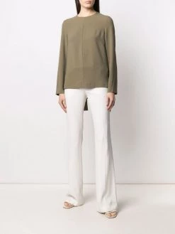 12 STOREEZ OLIVE Pull à Dos Ouvert Femme -12 STOREEZ Soldes Magasin 16547070 33174208 600