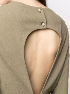 12 STOREEZ OLIVE Pull à Dos Ouvert Femme -12 STOREEZ Soldes Magasin 16547070 33174210 600