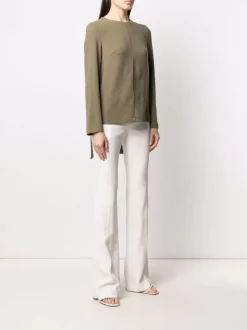 12 STOREEZ OLIVE Pull à Dos Ouvert Femme -12 STOREEZ Soldes Magasin 16547070 33175199 600