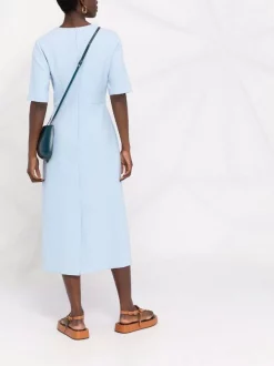 12 STOREEZ Robe Mi-longue à Manches Courtes Femme -12 STOREEZ Soldes Magasin 16547072 33124899 600