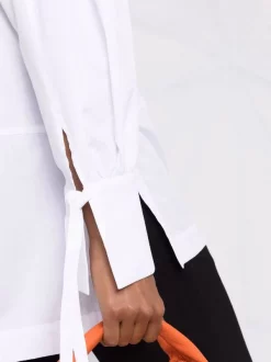 12 STOREEZ Chemise à Manchettes Nouées Femme -12 STOREEZ Soldes Magasin 16547073 33125180 600