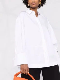 12 STOREEZ Chemise à Manchettes Nouées Femme -12 STOREEZ Soldes Magasin 16547073 33126685 600