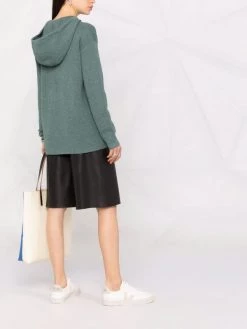 12 STOREEZ Hoodie En Maille Fine Femme -12 STOREEZ Soldes Magasin 16547076 33126245 600