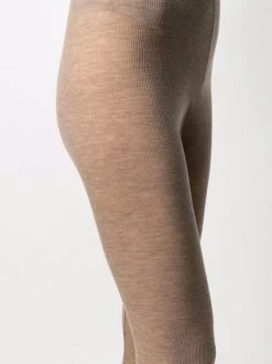 12 STOREEZ Legging En Maille Fine COFFEE -12 STOREEZ Soldes Magasin 16547080 33168194 600
