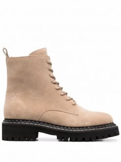 12 STOREEZ Bottines à Zips BEIGE