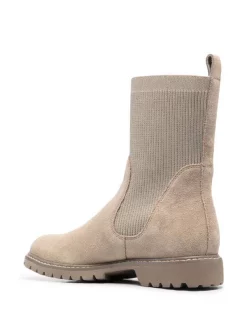 12 STOREEZ LIGHT BEIGE Bottines En Daim Femme -12 STOREEZ Soldes Magasin 16547342 33123711 600