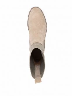 12 STOREEZ LIGHT BEIGE Bottines En Daim Femme -12 STOREEZ Soldes Magasin 16547342 33124346 600