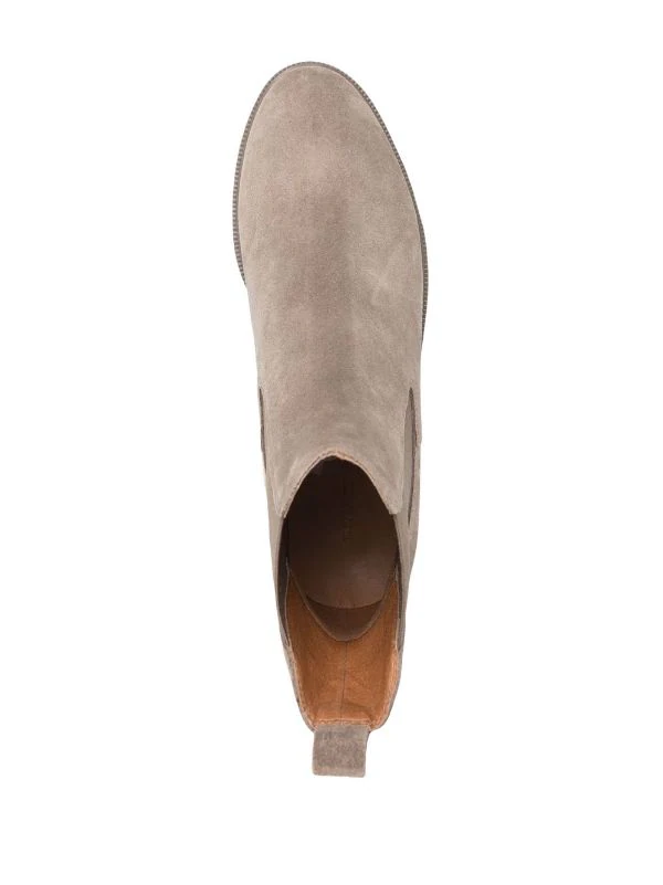 12 STOREEZ Bottines Chelsea En Daim Femme 4 12 STOREEZ Bottines Chelsea En Daim Femme – Image 4