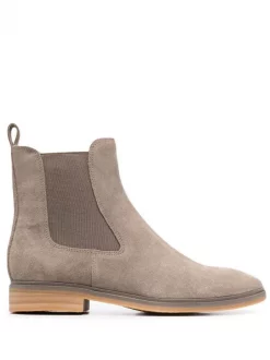 12 STOREEZ Bottines Chelsea En Daim Femme