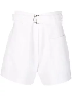 12 STOREEZ IVORY Short évasé à Taille Haute Femme