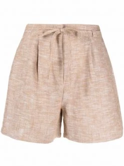 ( Positively Conscious ) 12 STOREEZ BEIGe Short à Taille à Lien De Resserrage Femme