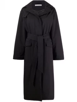 12 STOREEZ BLACK Doudoune à Taille Ceinturée Femme