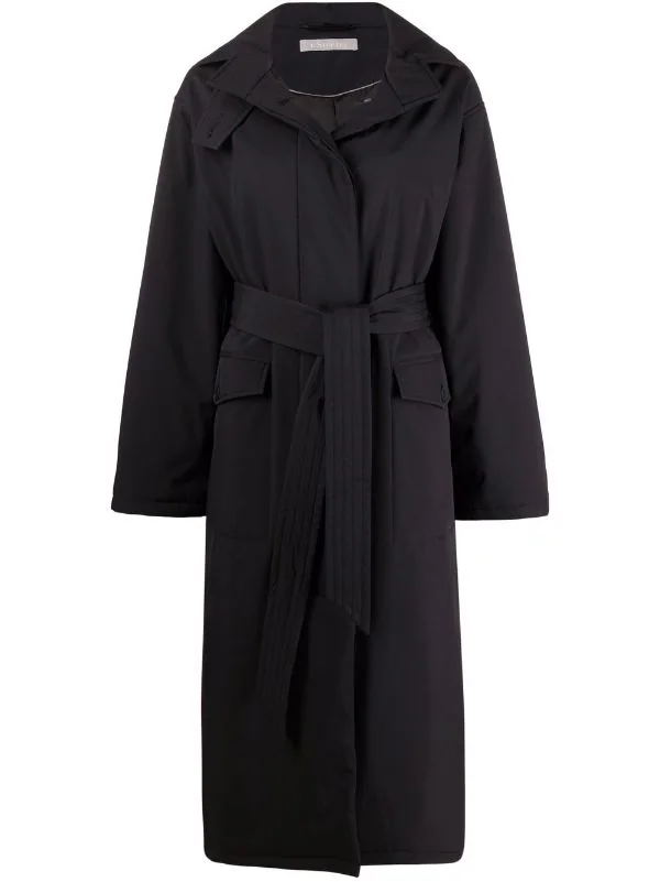 12 STOREEZ BLACK Doudoune à Taille Ceinturée Femme 1 12 STOREEZ BLACK Doudoune à Taille Ceinturée Femme