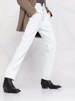 12 STOREEZ Jean Droit à Taille Haute Femme -12 STOREEZ Soldes Magasin 16560648 33124861 600