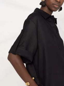 ( Positively Conscious ) 12 STOREEZ Robe-chemise En Lin Femme -12 STOREEZ Soldes Magasin 16560649 33129495 600