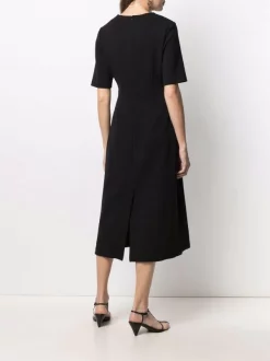 12 STOREEZ BLACK Robe Mi-longue à Fente Femme -12 STOREEZ Soldes Magasin 16560661 33176818 600