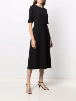 12 STOREEZ BLACK Robe Mi-longue à Fente Femme -12 STOREEZ Soldes Magasin 16560661 33177023 600