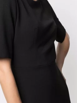 12 STOREEZ BLACK Robe Mi-longue à Fente Femme -12 STOREEZ Soldes Magasin 16560661 33177026 600