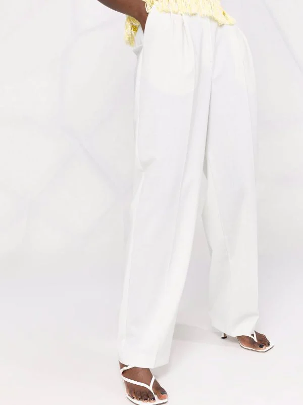 12 STOREEZ LIGHT GREY Pantalon Duo à Pinces Femme 3 12 STOREEZ LIGHT GREY Pantalon Duo à Pinces Femme – Image 3