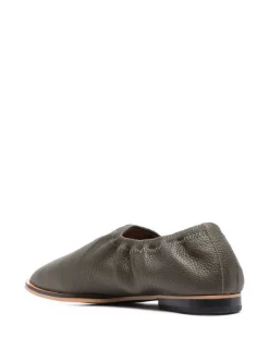 12 STOREEZ DARK KHAKI Mocassins En Cuir Grainé Femme -12 STOREEZ Soldes Magasin 16638990 33692743 600