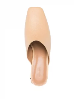 12 STOREEZ Mules En Cuir Grainé Femme -12 STOREEZ Soldes Magasin 16638991 33693467 600