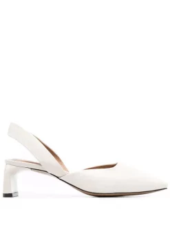 12 STOREEZ IVORY Escarpins à Bride Arrière Femme