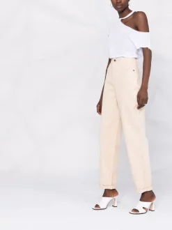 12 STOREEZ Jean Droit à Taille Haute Femme -12 STOREEZ Soldes Magasin 16639966 33737381 600