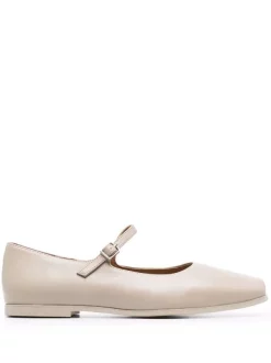 12 STOREEZ BEIGE Ballerines à Bout Carré Femme