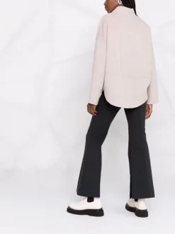 12 STOREEZ LIGHT GREY Blazer à Design Superposé Femme -12 STOREEZ Soldes Magasin 16641026 34193298 600