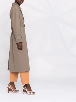 12 STOREEZ Trench Ceinturé à Boutonnière DARK BEIGE -12 STOREEZ Soldes Magasin 16641032 33749041 600