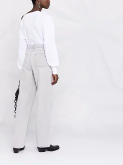 12 STOREEZ Jean Ample à Taille Haute LIGHT GREY -12 STOREEZ Soldes Magasin 16641035 33738261 600