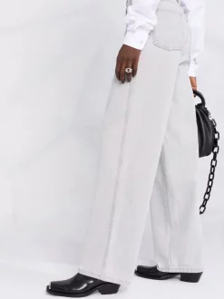 12 STOREEZ Jean Ample à Taille Haute LIGHT GREY -12 STOREEZ Soldes Magasin 16641035 33738270 600