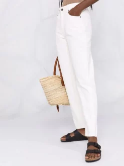 12 STOREEZ Jean Droit à Taille Haute Femme -12 STOREEZ Soldes Magasin 16641036 33735981 600