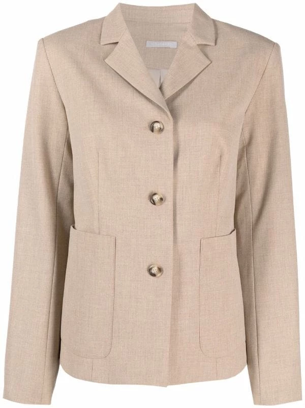 12 STOREEZ Blazer à Simple Boutonnage Femme 1 12 STOREEZ Blazer à Simple Boutonnage Femme