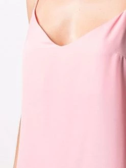 12 STOREEZ Robe Mi-longue à Fines Bretelles PINK -12 STOREEZ Soldes Magasin 16651939 33234502 600