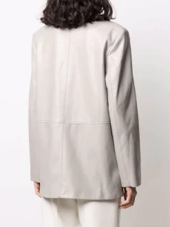 12 STOREEZ Blazer Oversize En Cuir Artificiel Femme -12 STOREEZ Soldes Magasin 16652761 33223697 600